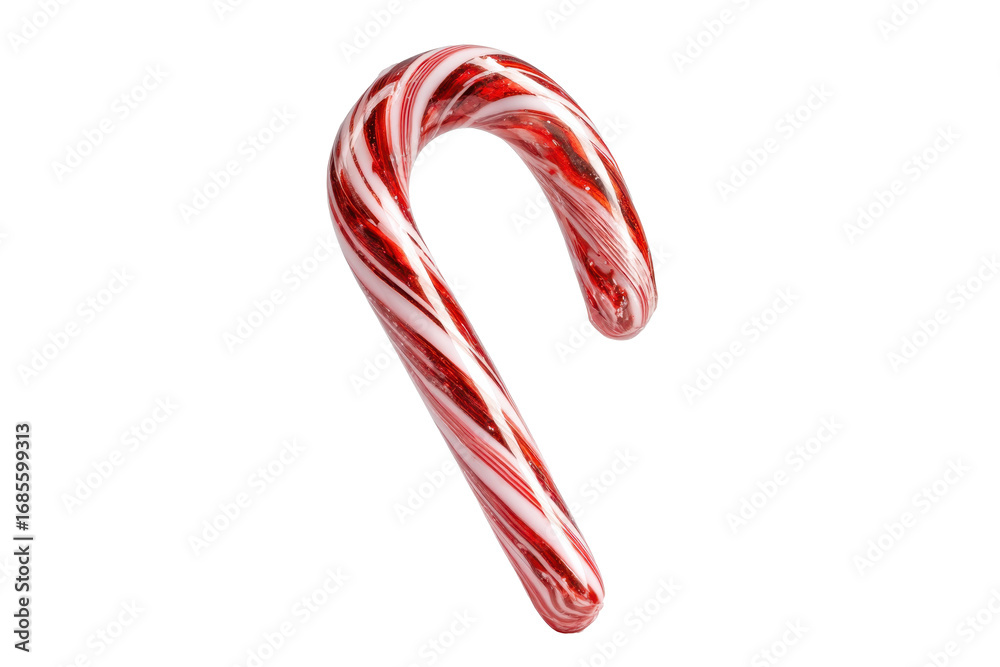 Fototapeta premium candy cane isolated on white background