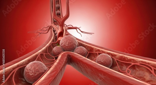 Understanding The Growth of Cancerous Tumors Within The Circulatory System