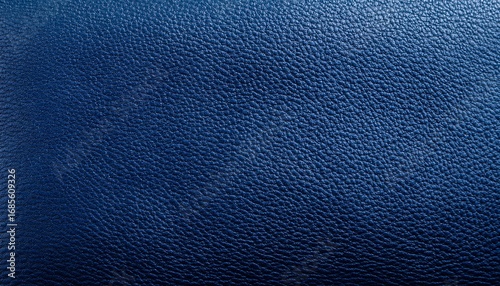 textured navy blue synthetic leather background with coarse grain and matte finish