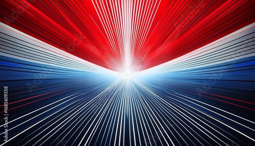 red white and blue background with rays of light in the center red and black background red blue and white gradient