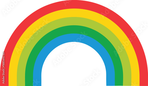 Vector rainbow icon