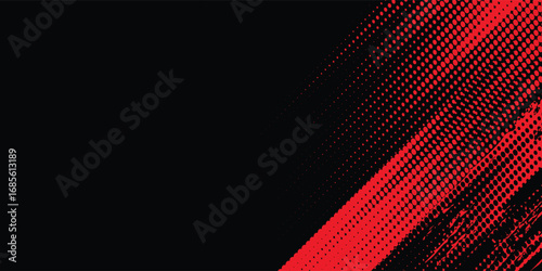 Black and red abstract grunge background with halftone style. grunge texture background.  football, basketball, baseball, tennis, rugby, bicycling design simple abstract modern