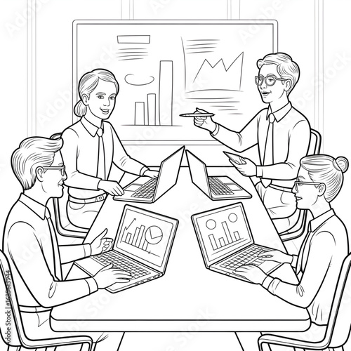 business people in a meeting