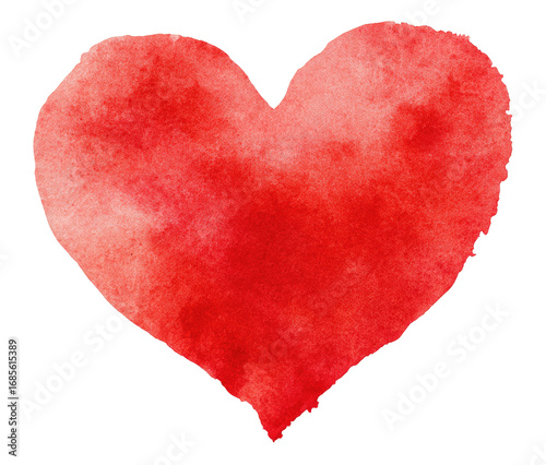 Watercolor heart design