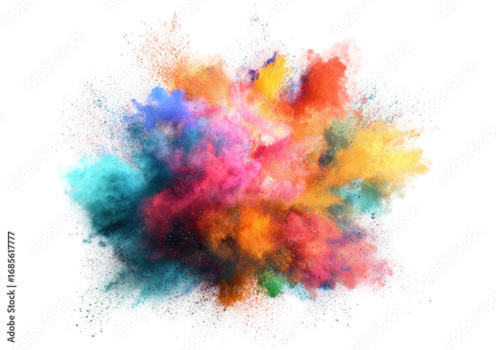 Obraz premium Colorful powder explosion (5)