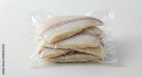 Vacuum-Packed Fresh Fish Fillets Ready for Cooking or Freezing, Offering Convenience and Extended Shelf Life for Culinary Enthusiasts and Home
