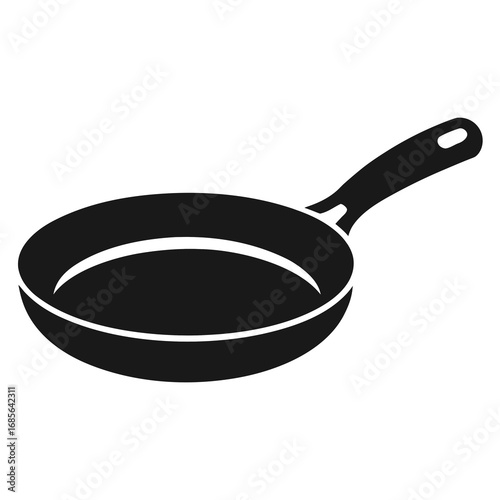 frying pan isolated on white