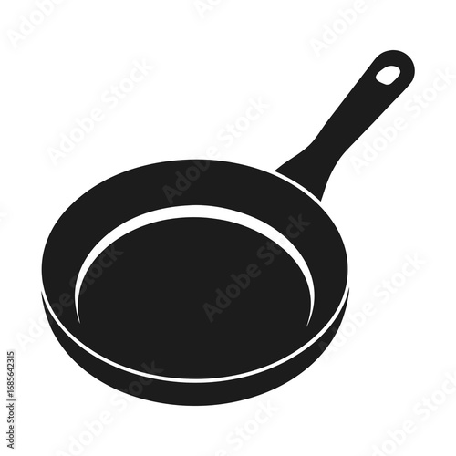 frying pan isolated on white