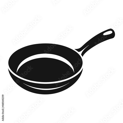 frying pan isolated on white