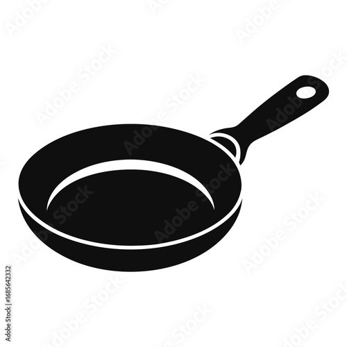 frying pan isolated on white