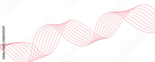 Abstract colorful wave line transparent background modern stream wave background.Smooth, dynamic curves overlap with transparent layers, creating a modern, futuristic.