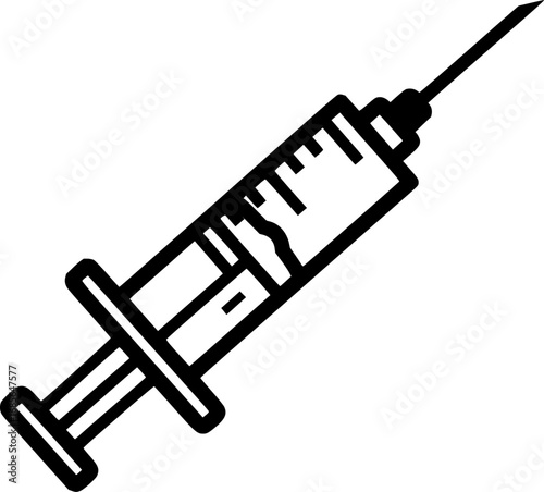syringe icon vector illustration