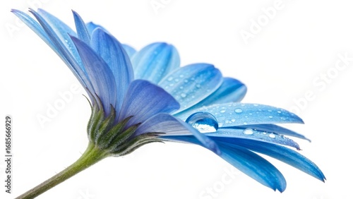 Blue Flower Dewdrop Macro P...