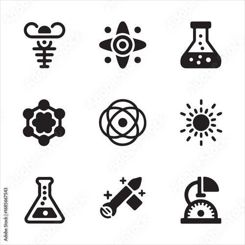science and chemistry icons