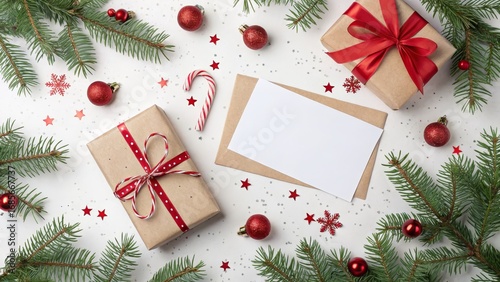 Christmas Flatlay Gifts, Le...