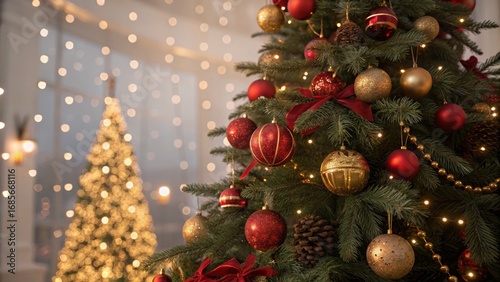 Close-up Christmas Tree Orn...