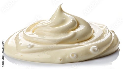 Creamy Swirl Close-up of Cr...