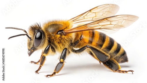 Macro Photography of Honeyb...