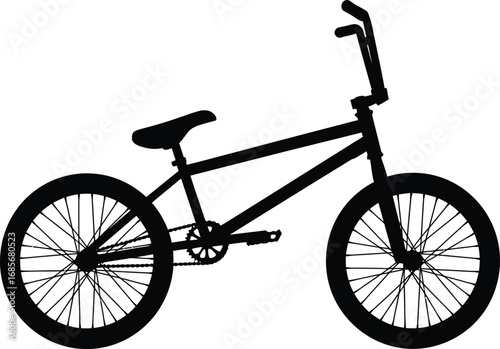 Bmx bicycle vector illustration for dynamic sports and transportation designs scalable eps