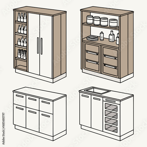 set of furniture