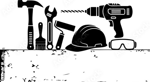 Essential Tools: Construction & Repair Icons"