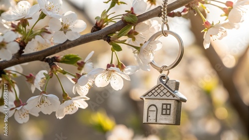 Spring Home Keys Blossoms a...