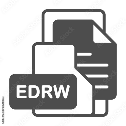 EDRW Format Vector Icon