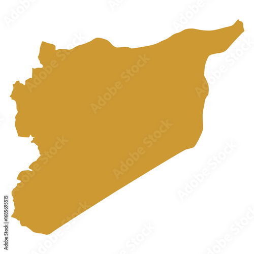 map of syria land
