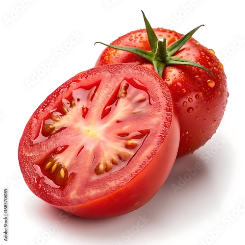 Wallpaper Mural tomato isolated on white background Torontodigital.ca