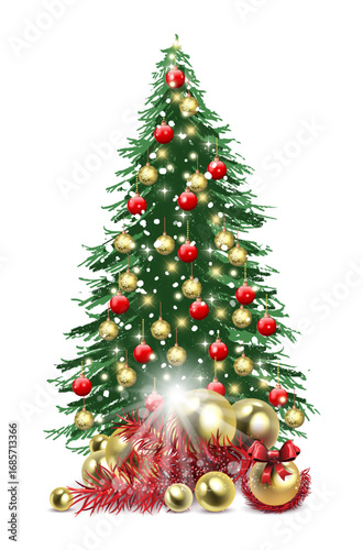 christmas decoration tree.ai