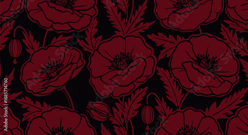 Dark Floral Pattern