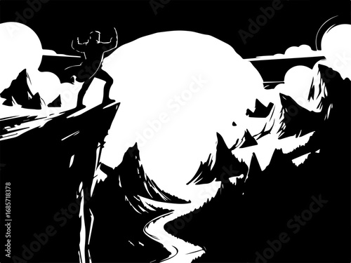 Mountain Silhouettes Collection – Nature Peaks