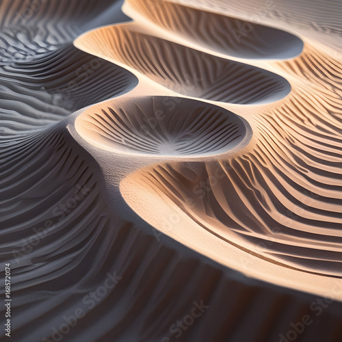 Mesmerizing Sand Dune Textures: A Detailed Look at Desert Patterns