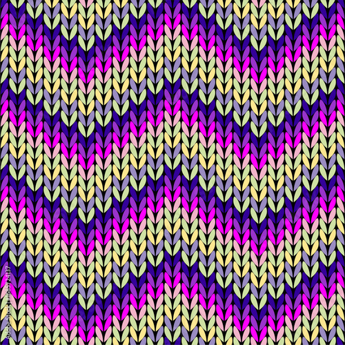 Knitted background pattern wallpaper knitting decorative print handmade textile knitting handiwork	