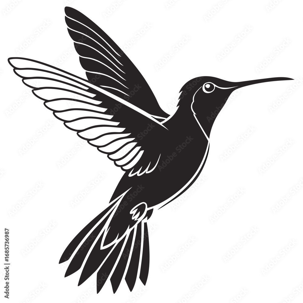 Obraz premium vector illustration of a bird