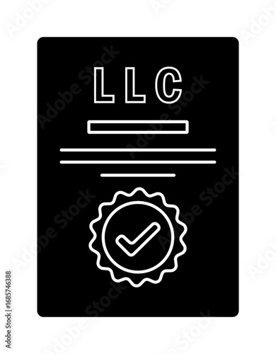 Llc business registration approved with check mark seal of quality
