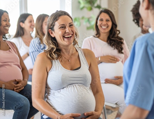 Pregnant Women in Support Group.