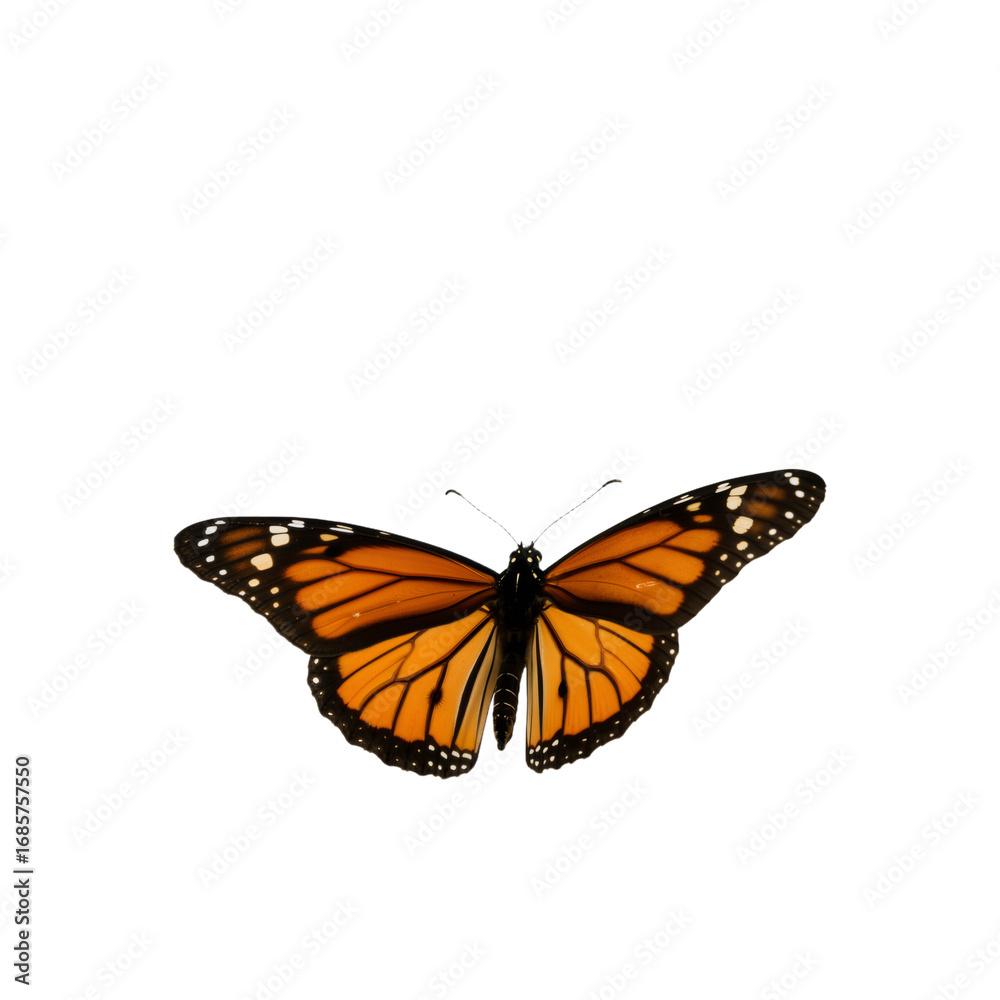 Fototapeta premium Monarch Butterfly: A Symbol of Transformation, Resilience, and the Fragile Beauty of Nature’s Grace