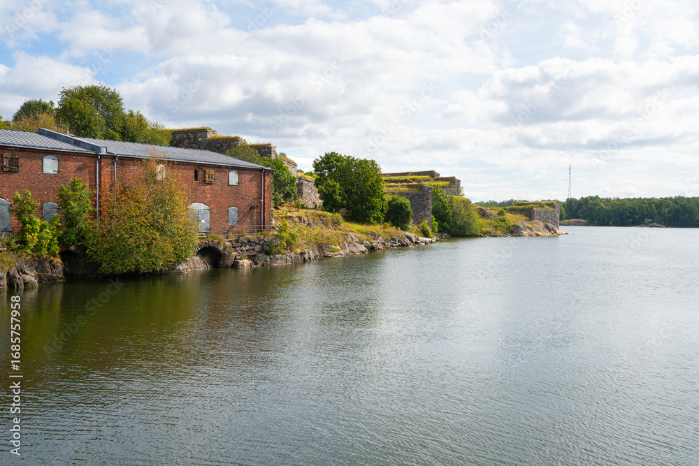 Obraz premium Sveaborg Suomenlinna island in Helsinki, Finland