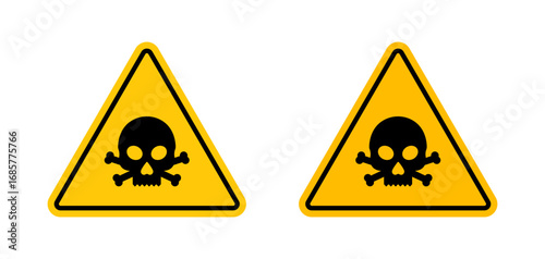 Toxic signs set. vector illustration