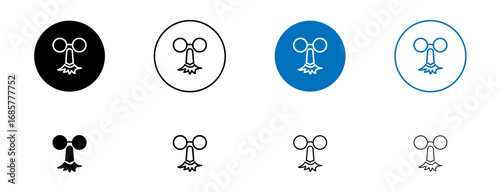 Joke day icons set. vector illustration