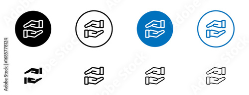 Forgiveness icons set. vector illustration