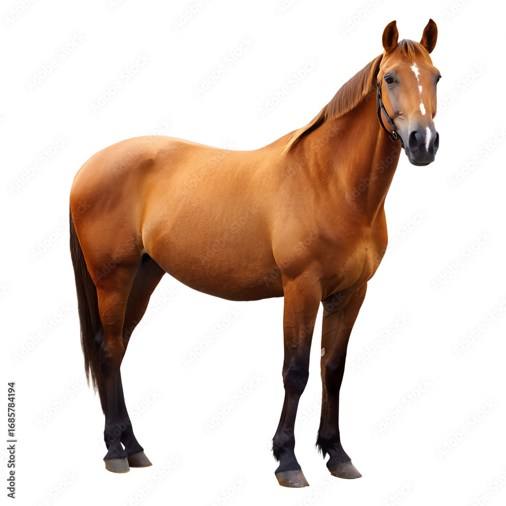 Obraz premium Horse isolated on transparent background
