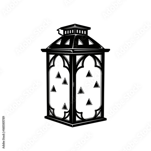 Wallpaper Mural Vector art of vintage lantern, a decorative element with classic design Torontodigital.ca
