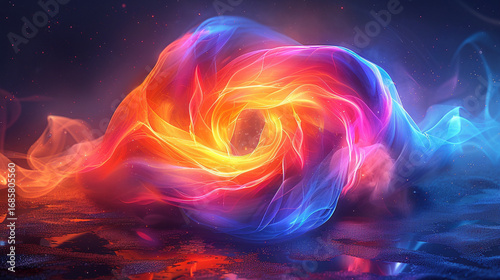 fuego, fractal, arte, color, designio, alumbrado, llama, energía, espacio