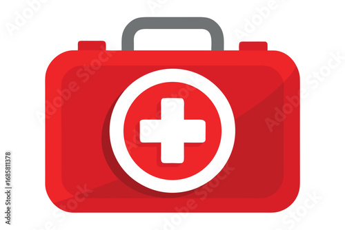 First aid kit ready for emergency situations during outdoor activities