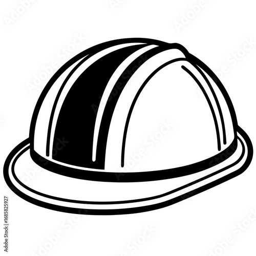 vector illustration of a helmet