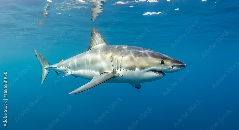 Fototapeta premium great white shark