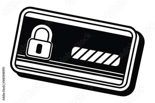 access card swipe icon