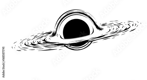 Swirling black hole with dynamic spiral in minimalist style